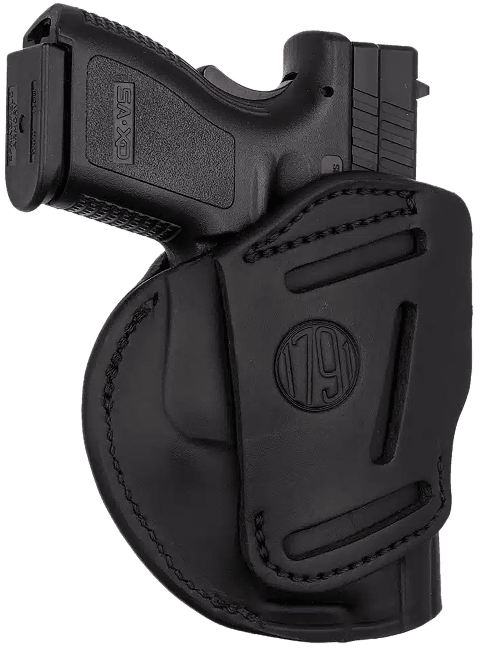 1791 Gunleather 4 Way IWB & OWB Holster Size 5 Stealth Black