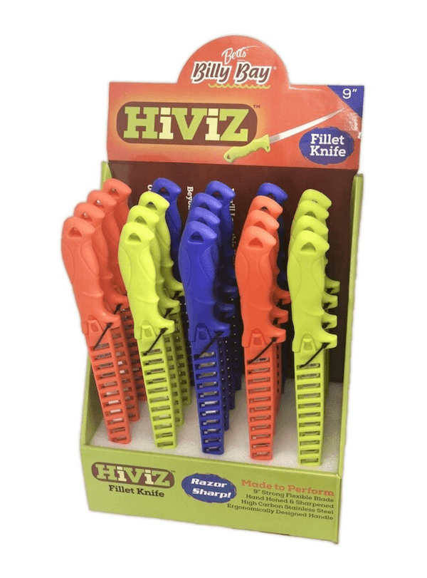 BETTS HI VIZ FILLET KNIFE DISP 20PC