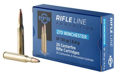 Prvi Partizan PPU PP2701 270 Winchester Soft Point 130 Grain 20 Rounds