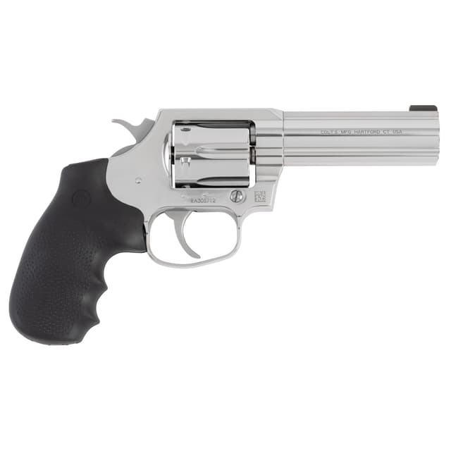 Colt Cobra Revolver 38 SPL+P 4 in. Stainless Hogue Grip 6 rd.