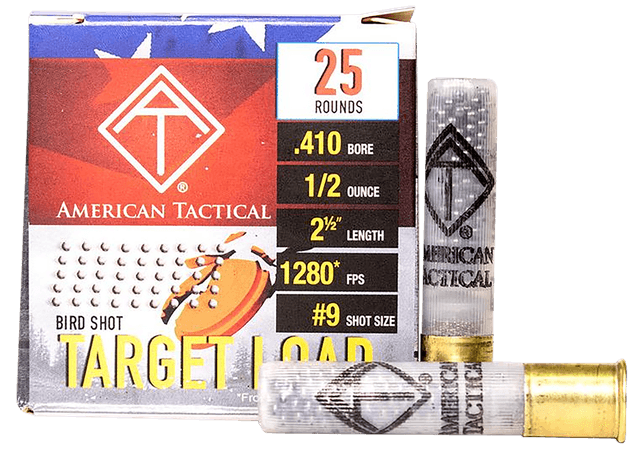 ATI Target Shotgun Ammo 410 ga. 9 Shot 1/2 Oz. 25 rds