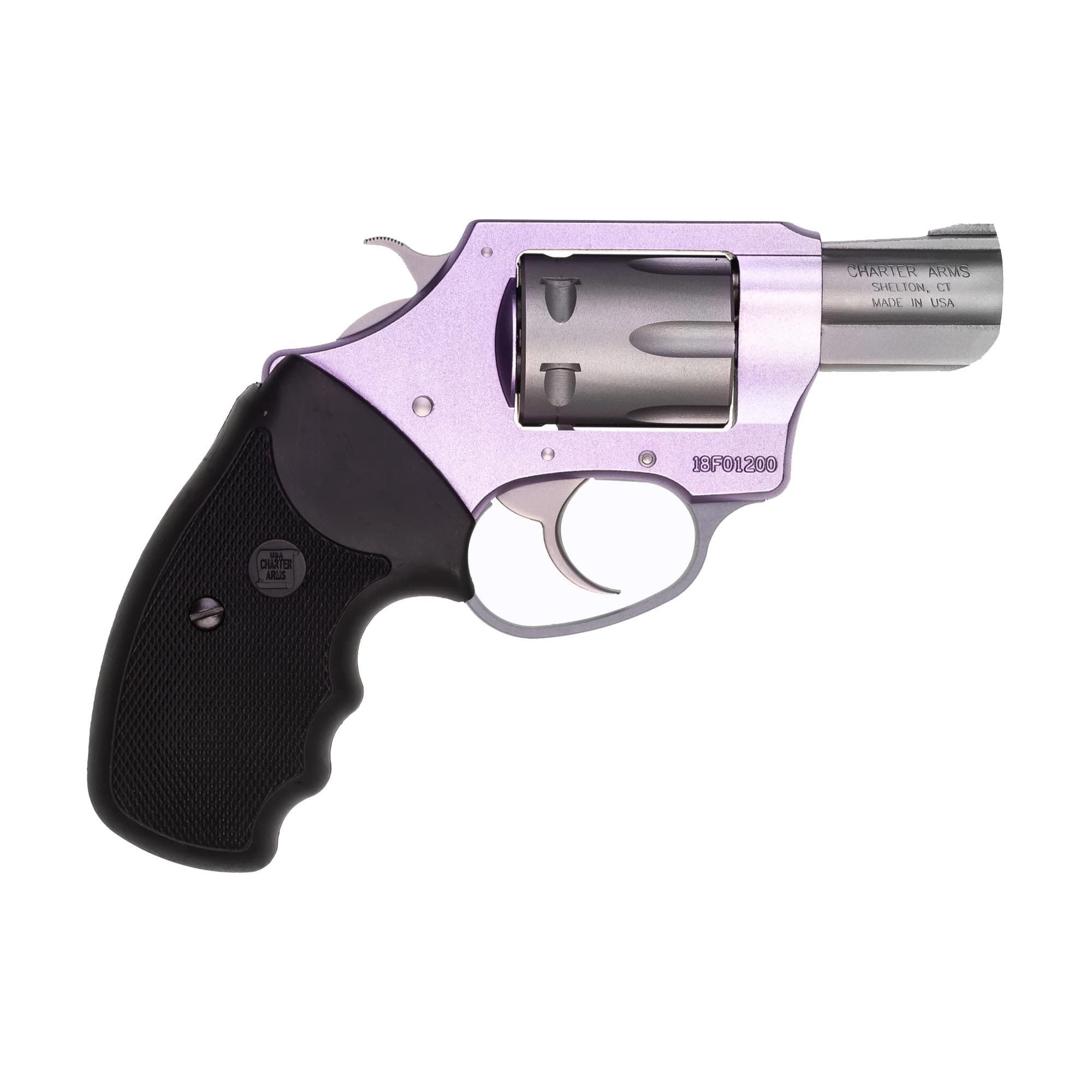 Charter Arms Pathfinder Lite 22 LR 2" 8 Rounds Lavender/Stainless Steel