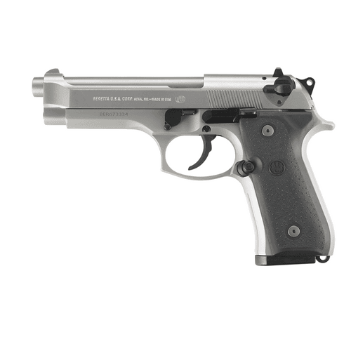 Beretta 92 Double Action Single Action 9mm Luger 4.9 inch 15 round Inox Finish