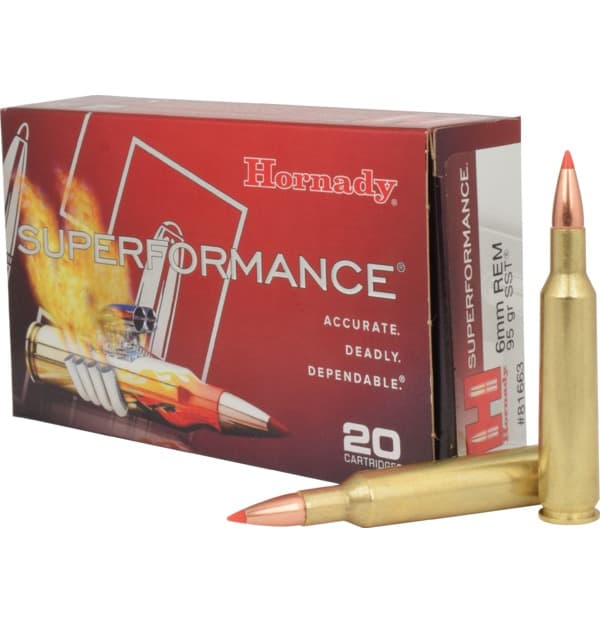 Hornady Superformance 6mm Remington Super Shock Tip 95 Grain 20 Rounds
