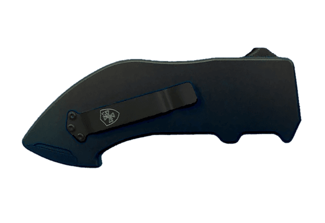 Templar Knife Squire Utility OTF Razor Plain Black Anodized 5.38" Aluminum Handle