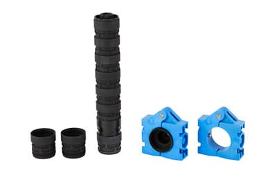 Q Erector Black .22 LR Modular 1/2-28 Mount .99 OD x 7.6 L