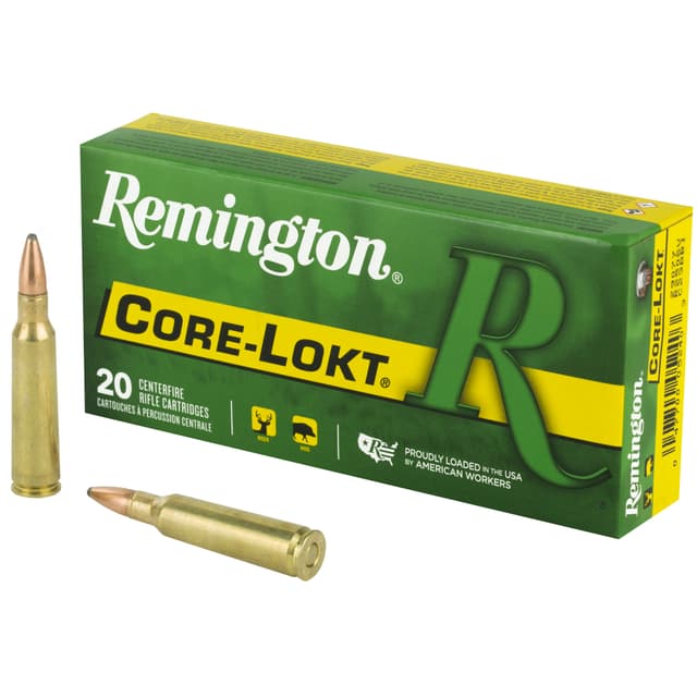 Remington Core-Lokt Centerfire Rifle Ammo 250 Sav. 100 gr. Core-Lokt PSP 20 rd.
