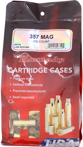 Hornady Unprimed Brass 357 Mag. 200 pk.