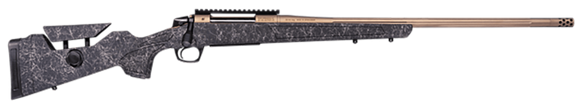 CVA Cascade Long Range Hunter Rifle 7mm Mag. 24 in. Smoked Bronze Webbing Web