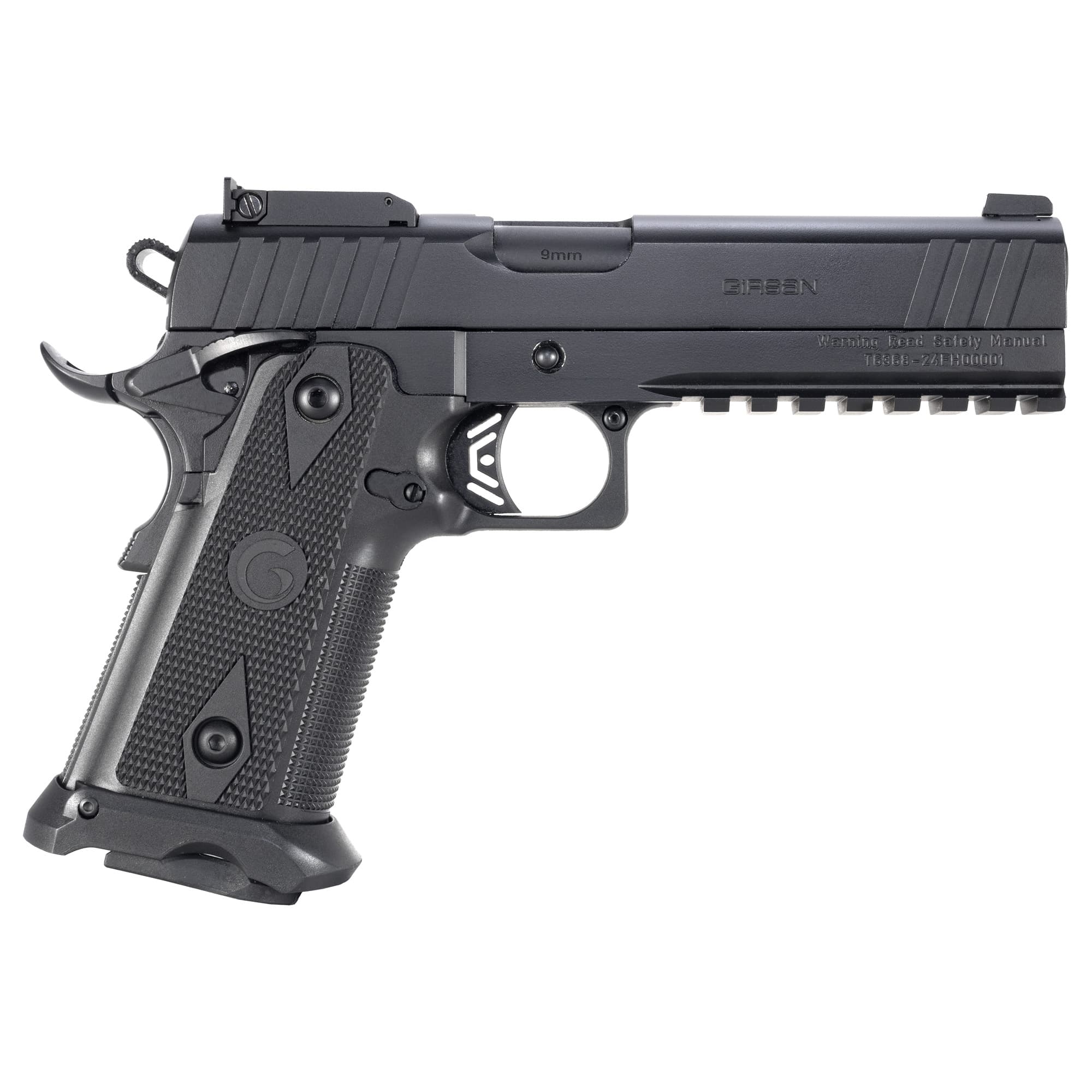 EAA Girsan Witness 2311 Match Pistol 9mm 5 in Tungsten/Black Optic Ready 17 rd & 20 rd