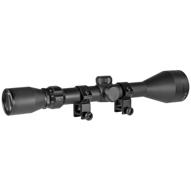 Truglo Buckline Rifle Scope 3-9x50 BDC Reticle 1 Inch Mount Water Resistant Matte Finish