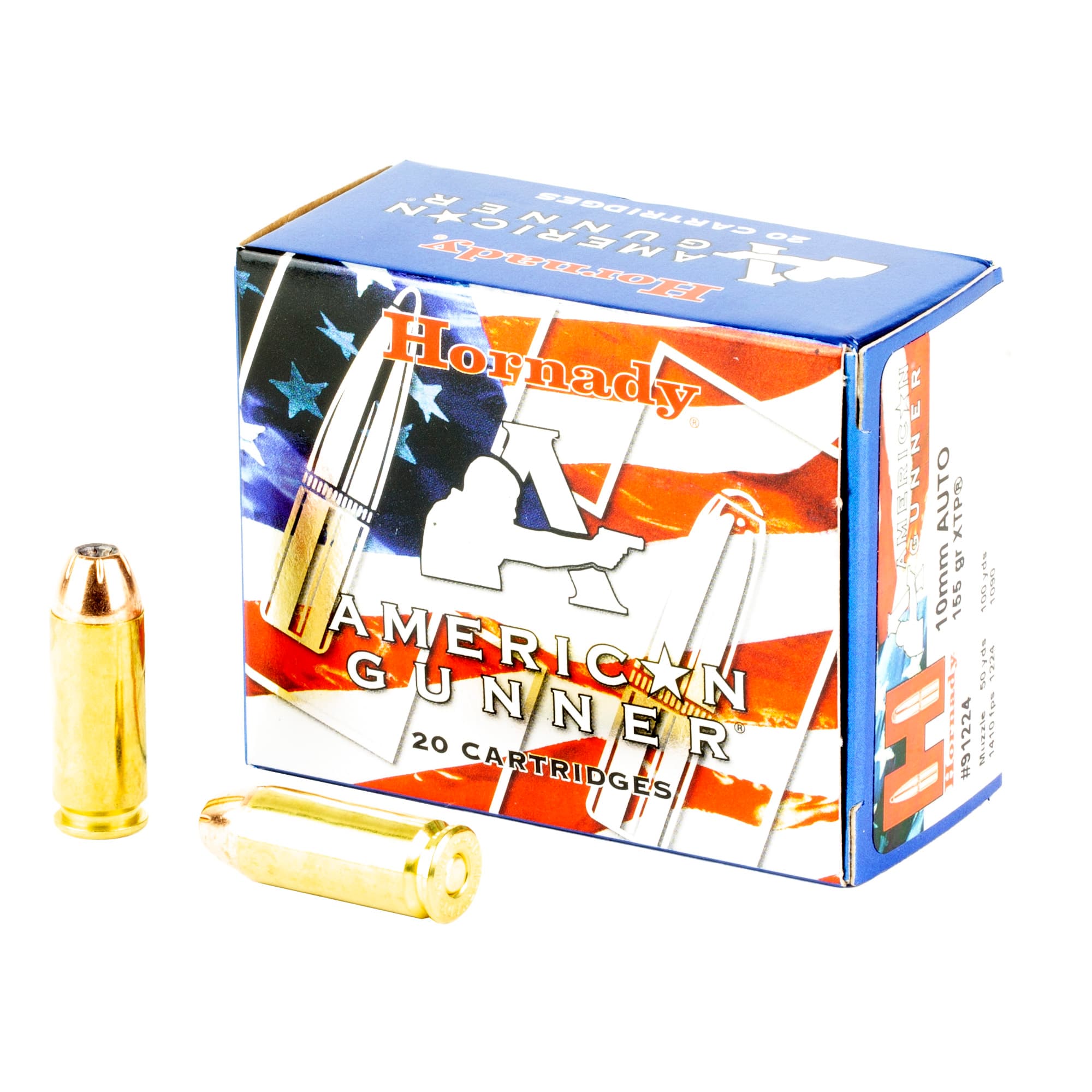 Hornady American Gunner Pistol Ammo 10mm 155 gr. XTP 20 rd.