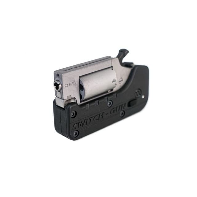 Standard Manufacturing Switch Gun Pistol - Black | .22 Mag | 5rd | Single Action Folding Revolver