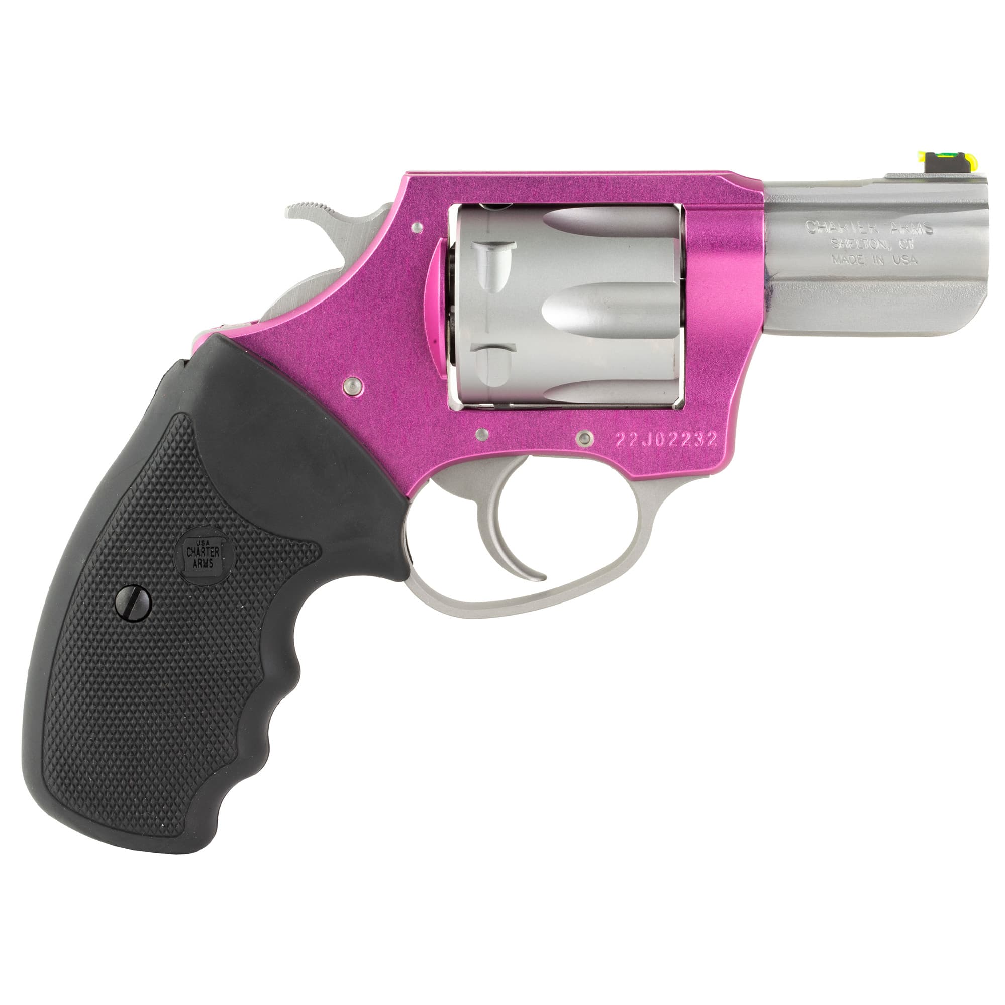 Charter Arms Rosie Revolver 38 Special 2.2 in 6 Rounds Pink/Stainless