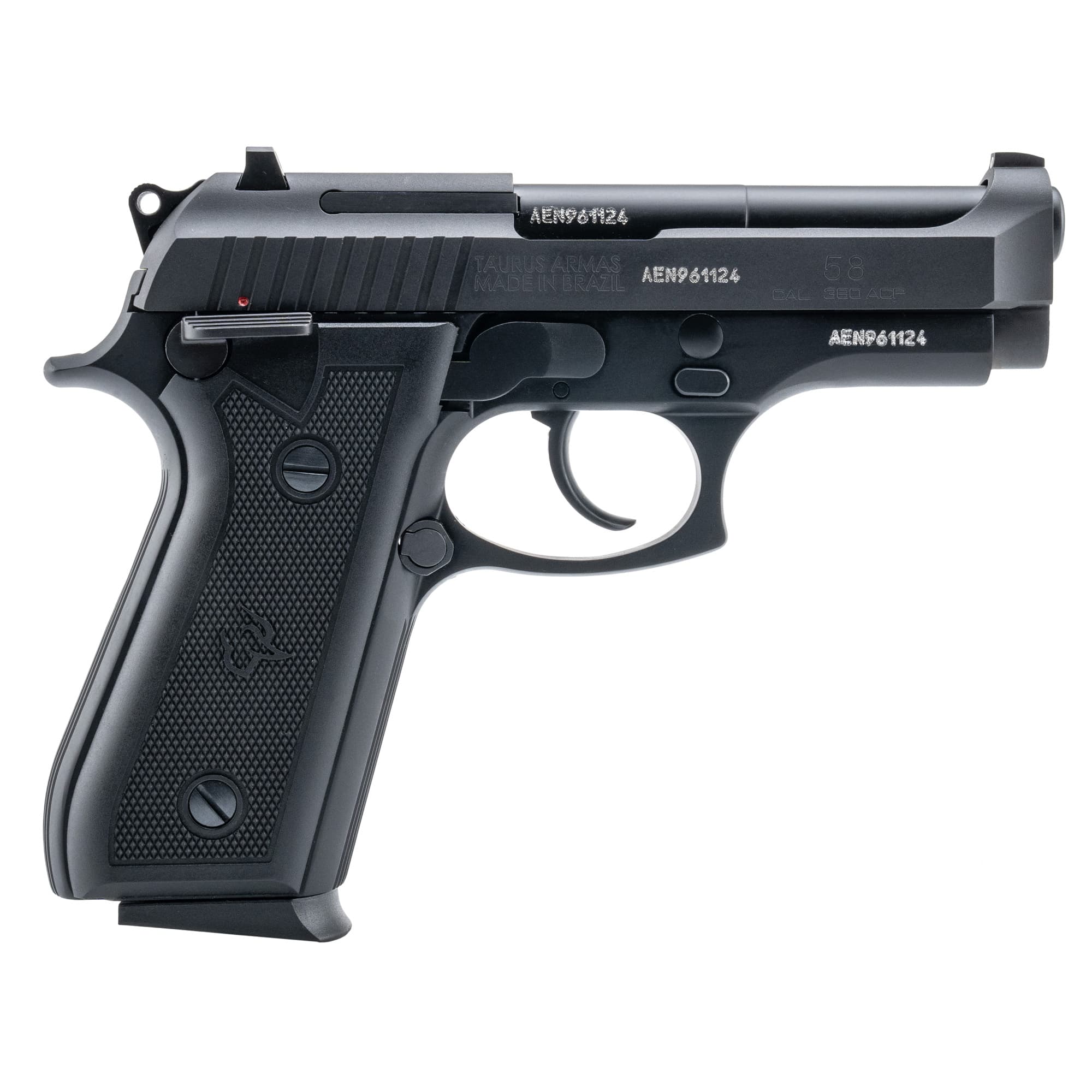 Taurus, 58, 380 ACP, 4 in, 15+1, Matte finish, Double Action Single Action, Ambidextrous safety