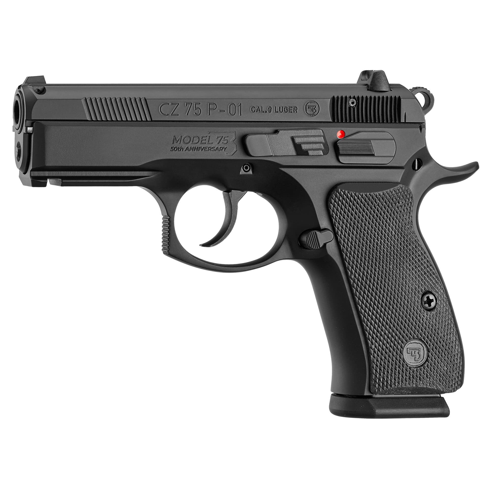 CZ 75 P-01 50th Anniversary 9mm Luger 3.75in 10rd Colored Aluminum Frame