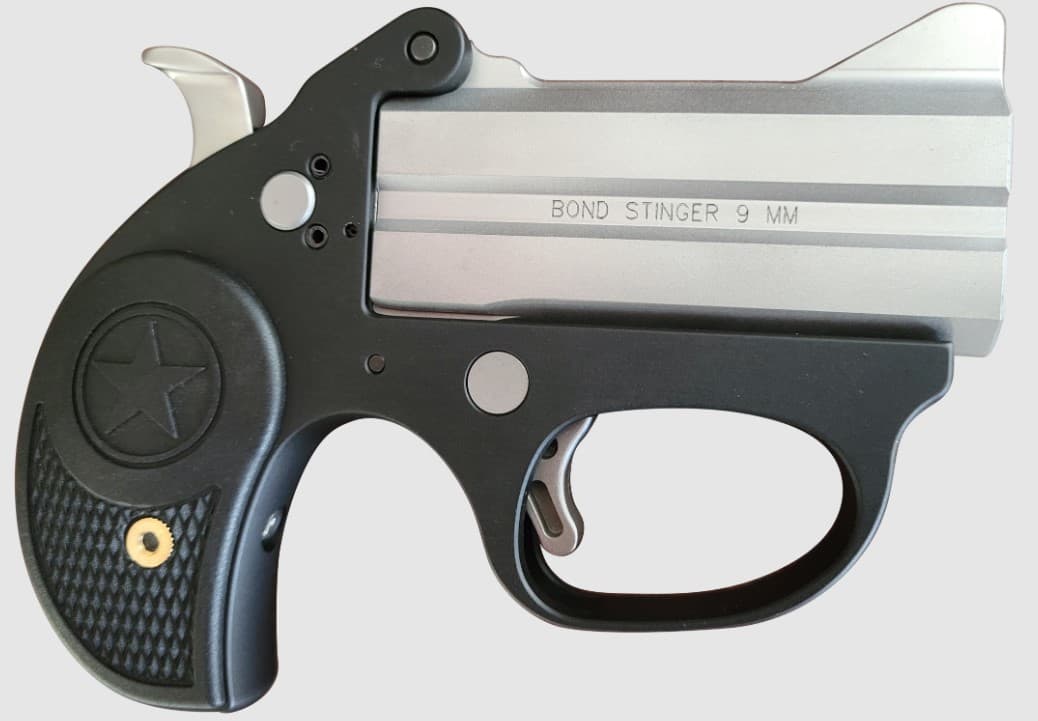 Bond Arms Stinger 9mm Luger, 3in. Barrel, 2rd - Stainless (BASL)