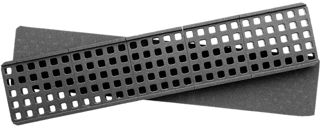 Magpul MAG1457BLK DAKA Grid Organizer Black Polypropylene