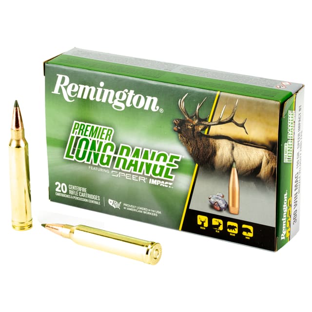 Remington Premier Rifle Ammo 300 Winchester Magnum Speer Impact 190 Grain 20 Rounds