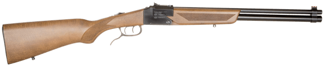Chiappa Double Badger 22 WMR 19 in 2 Brown Blued Beech Wood Stock