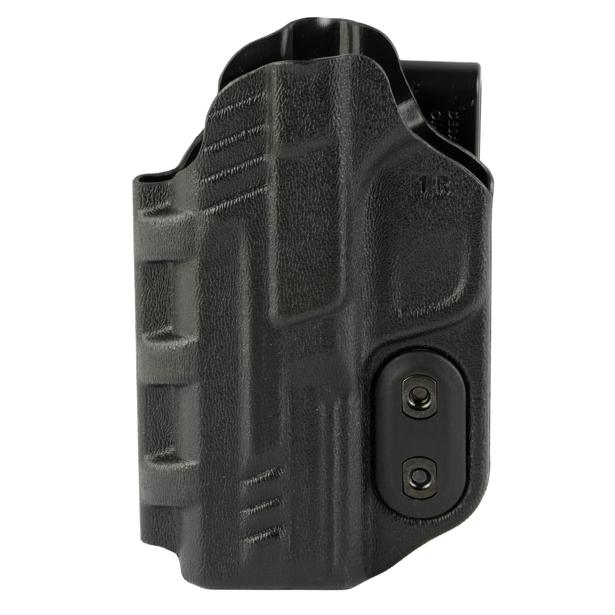 DeSantis Gunhide 137KJ1RZ0 Slim-Tuk IWB Black Kydex Belt Clip Fits S&W M&P 9 Shield EZ Belt 1.75" Wide Ambidextrous