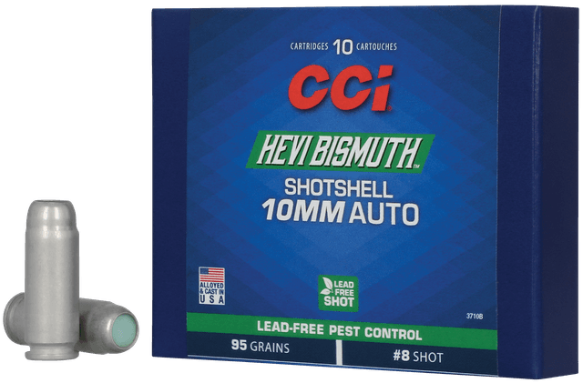 CCI Bismuth Shotshell 10mm Auto Bismuth Shot 20 Grain 20 Rounds