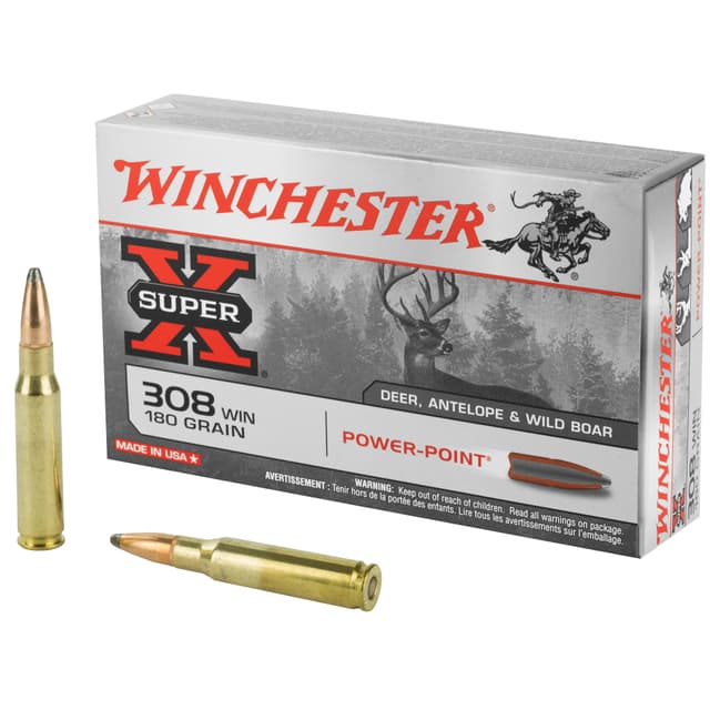 Winchester Super X 308 Winchester Power Point 180 Grain 20 Rounds