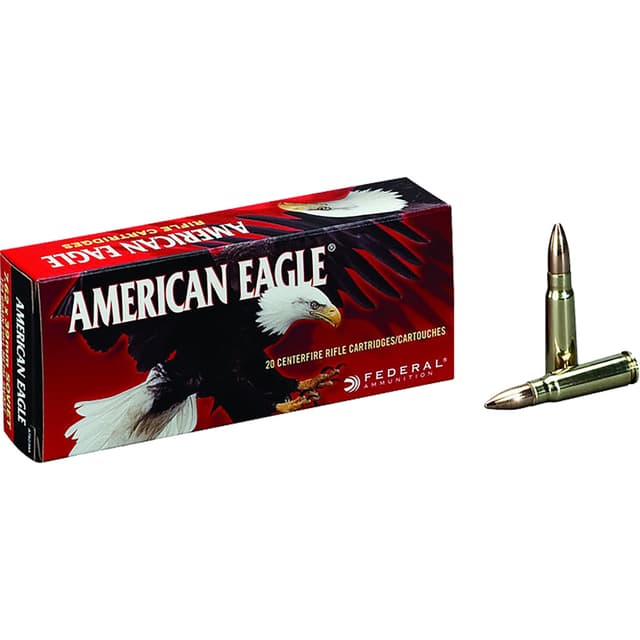 Federal, American Eagle, 7.62x39mm, Full Metal Jacket, 124 Grain, 20 Rounds