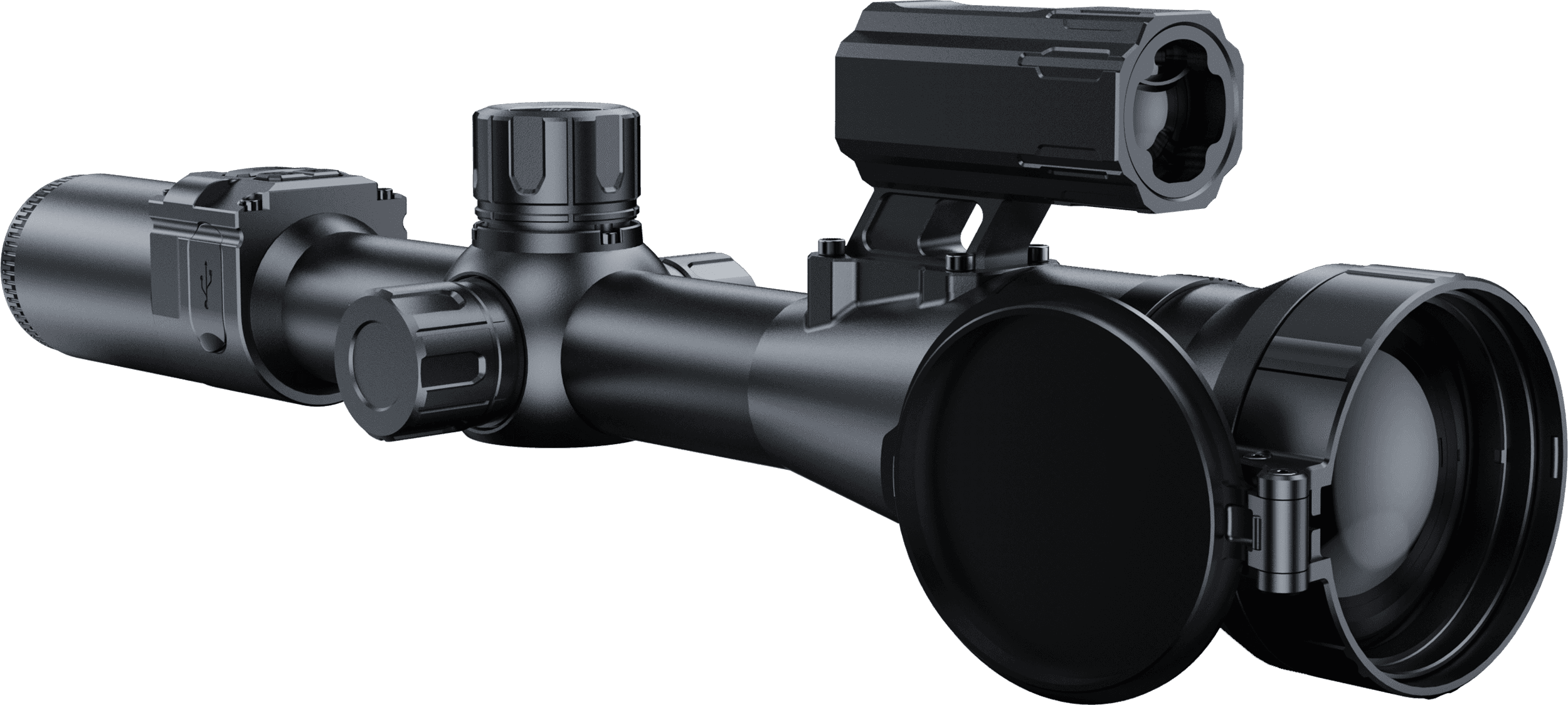 PARD PA650 LRF Pantera 640 LRF Thermal Rifle Scope Laser Rangefinder 2.5-3.8x 50mm 640x512