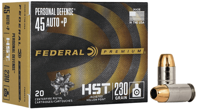Federal Hst 45 Acp Hollow Point 230 Grain 20 Rounds