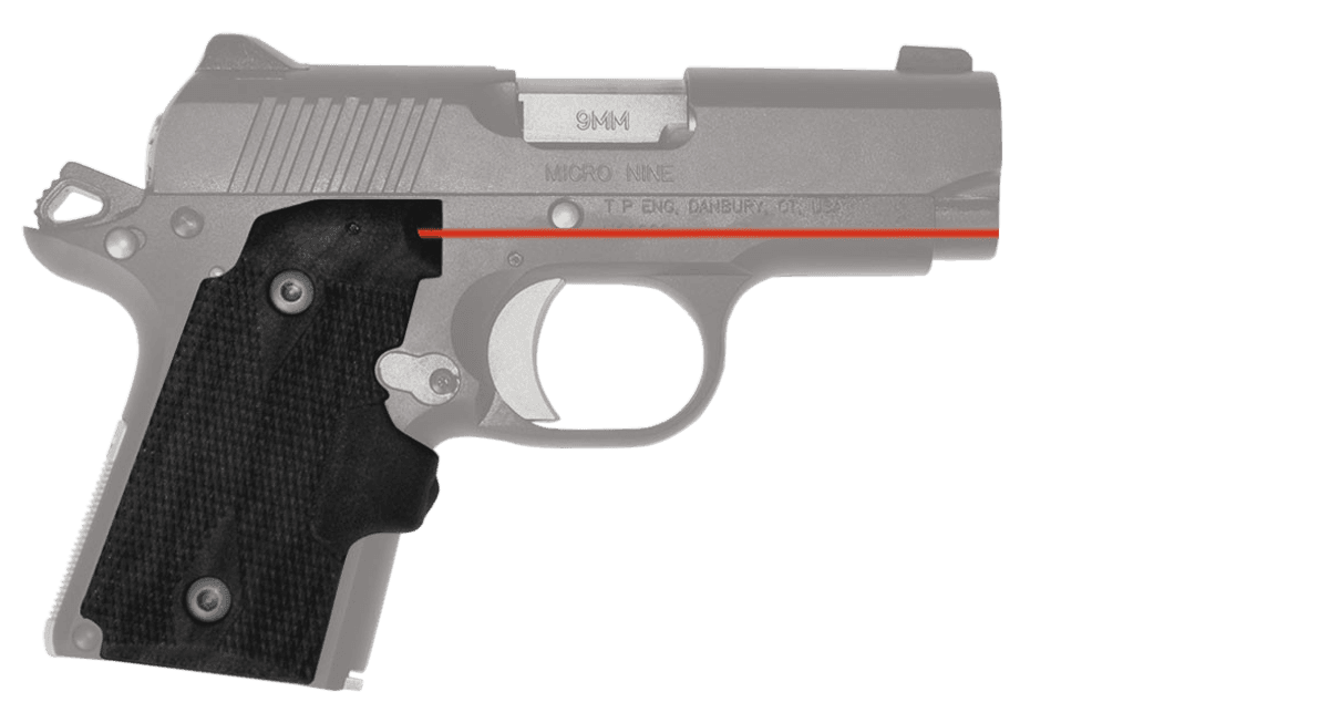 Crimson Trace 0152601 LG-409 Lasergrips  Black Red Laser Kimber Micro 9