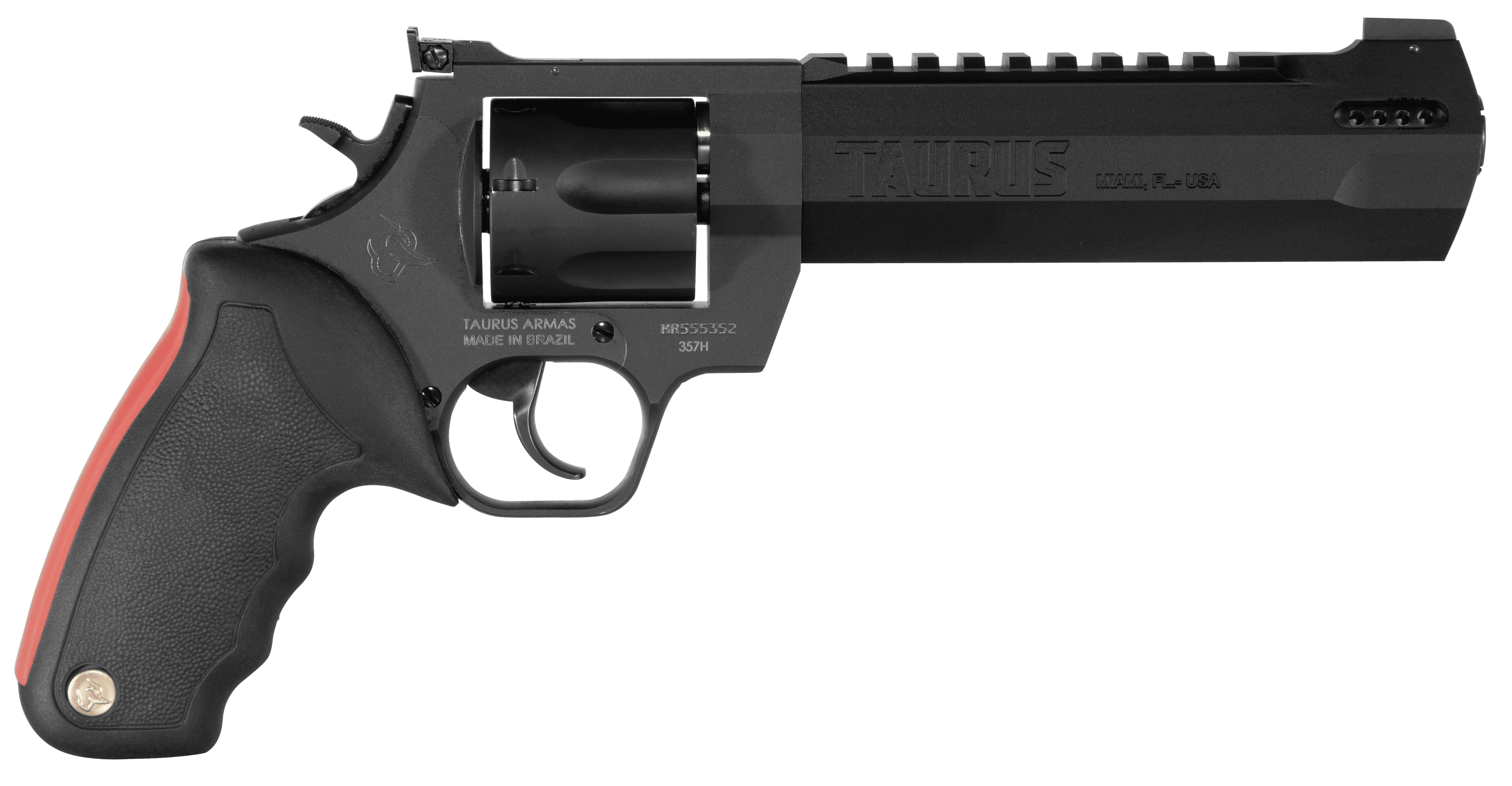 Taurus, Raging Hunter, 357 Magnum / 38 Special +P, 6.75 inch, 7 Rounds, Matte Stainless/Black Oxide Finish