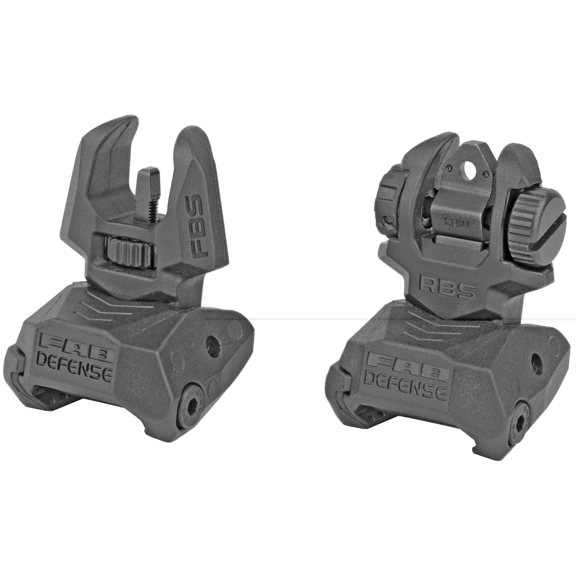 Meprolight FRBS Self Illuminated Flip Up Sights AR 15 Green Orange