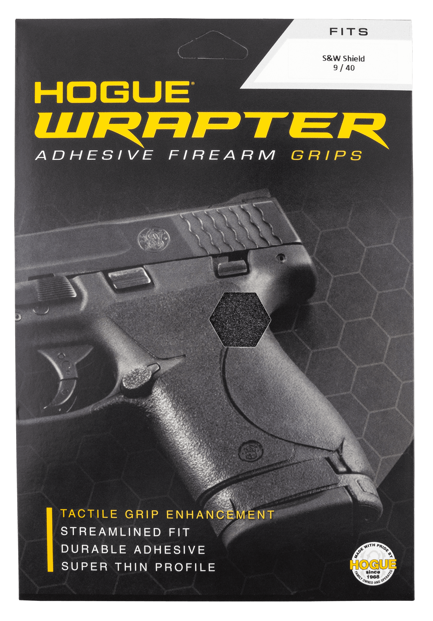Hogue Wrapter Adhesive Grip Heavy Grit Finish for S&W M&P Shield 9 40