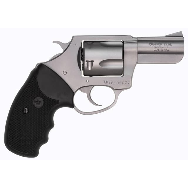 Charter Arms Bulldog Revolver 44 Spl. Stainless Full Grip Single 2.5 in. 5 rd.