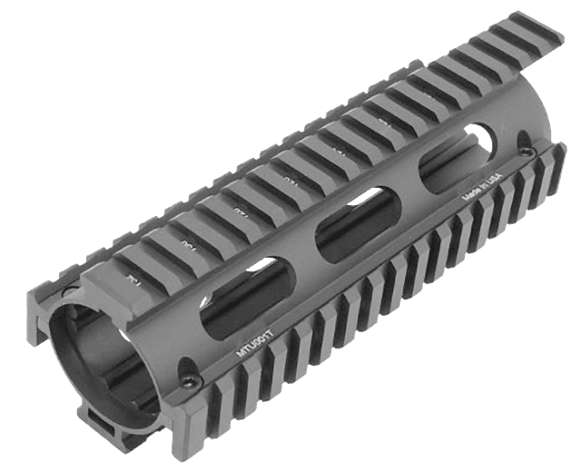 Utg Pro Mtu001t Quad Rail Drop-In Handguard Extended Anodized Aluminum Picatinny