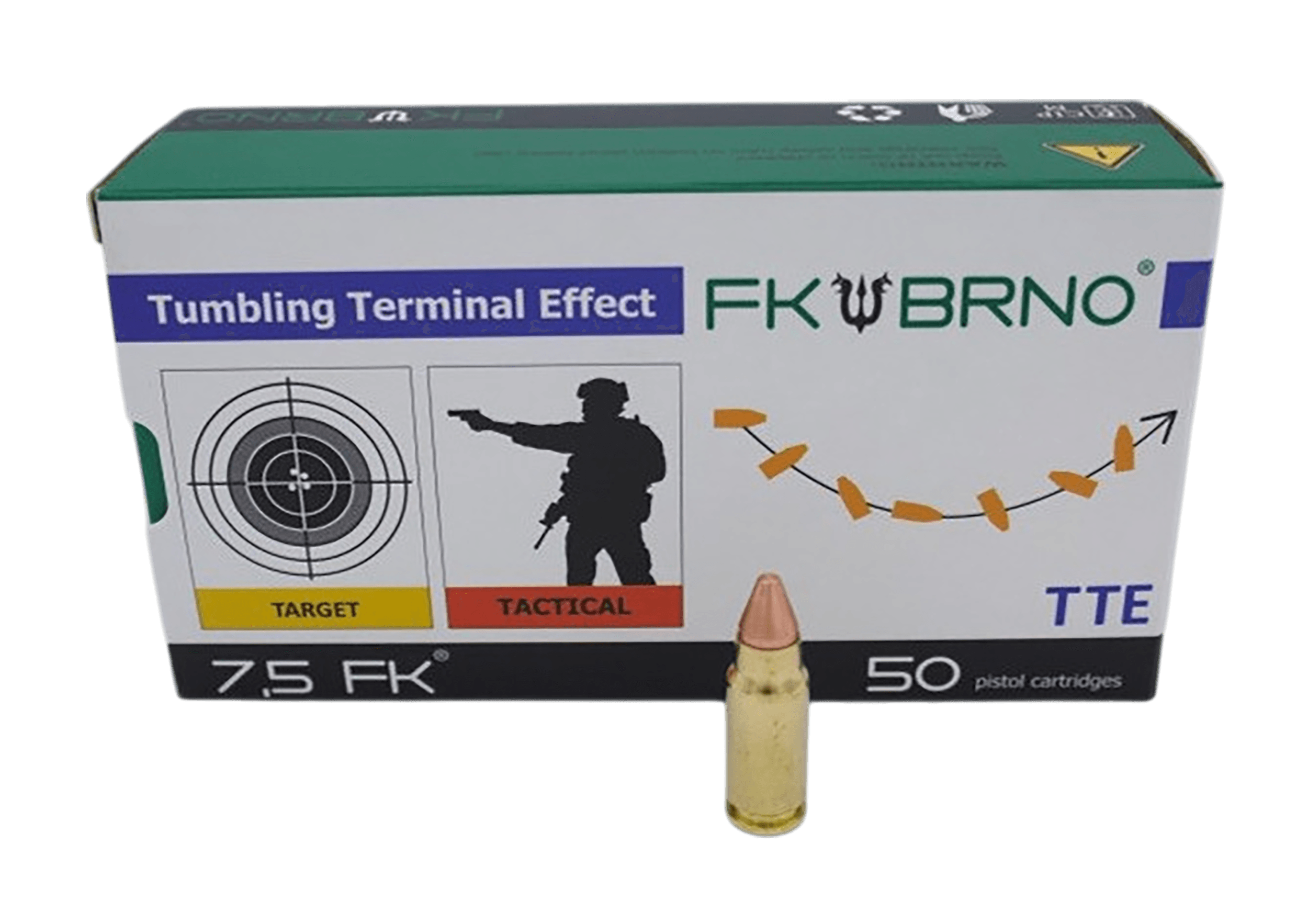 Italian Firearms Group TMTAMMOF7   7.5FK 101gr Spoon Tip 50 Per Box/12 Case