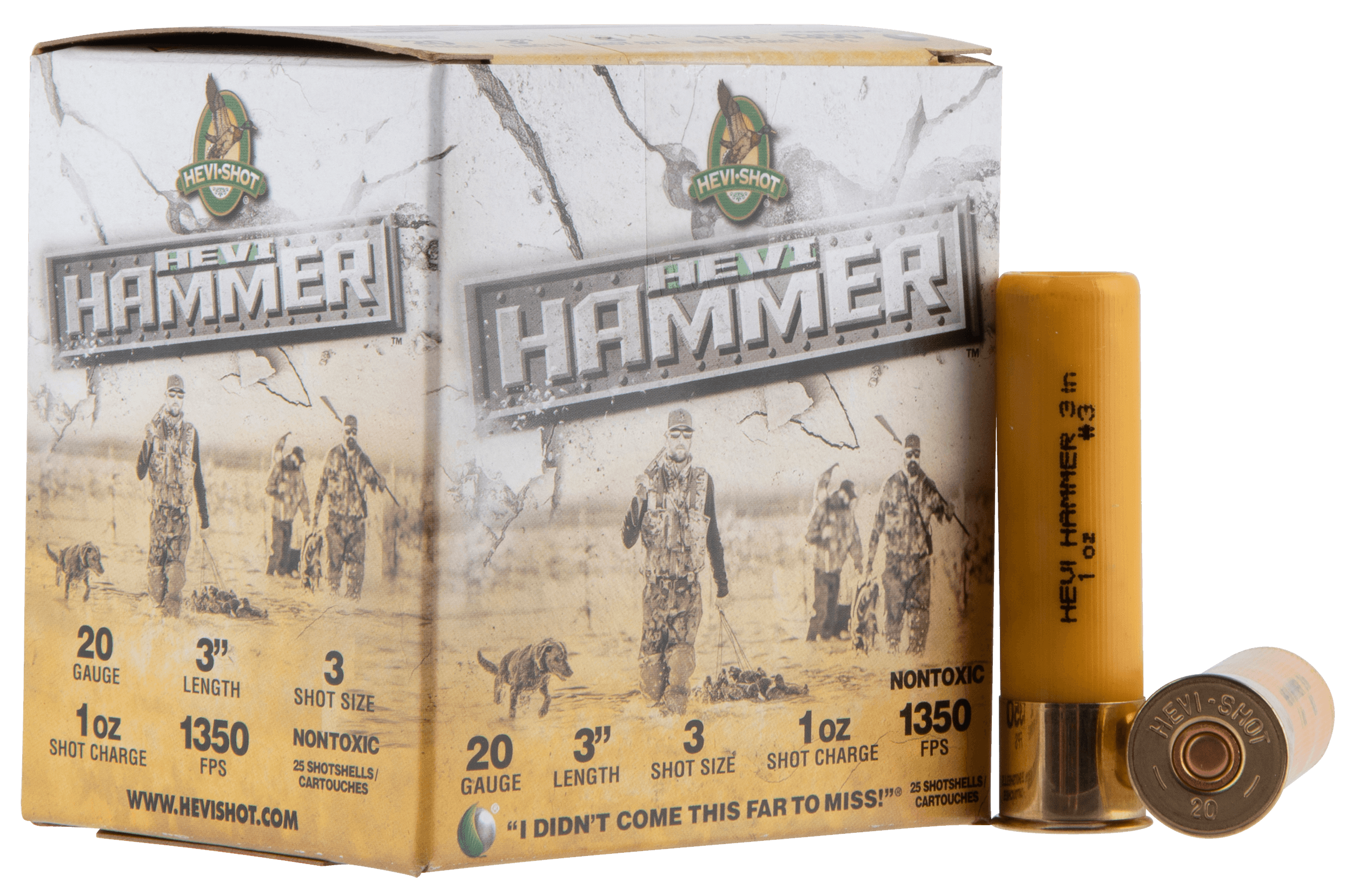 Hevi Shot Hevi Hammer Load 20 ga. 3 in. 1 oz. 3 Shot 25 rd.