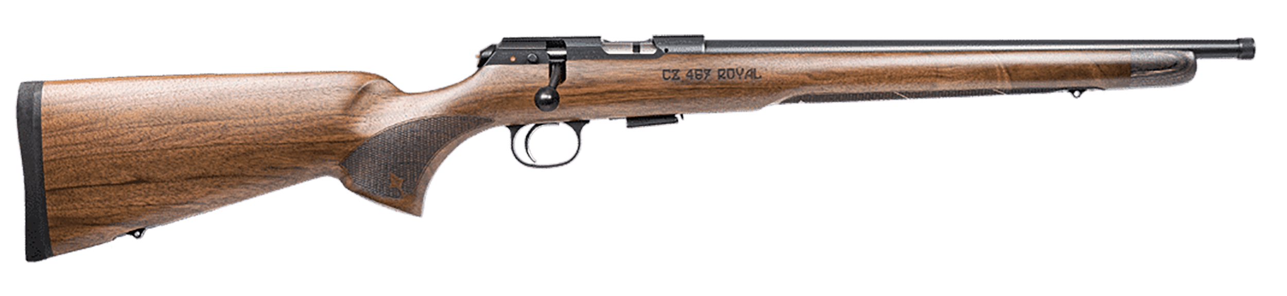 Cz 457 Royal 22 Long Rifle 16.5 inches 5 rounds Walnut Blued