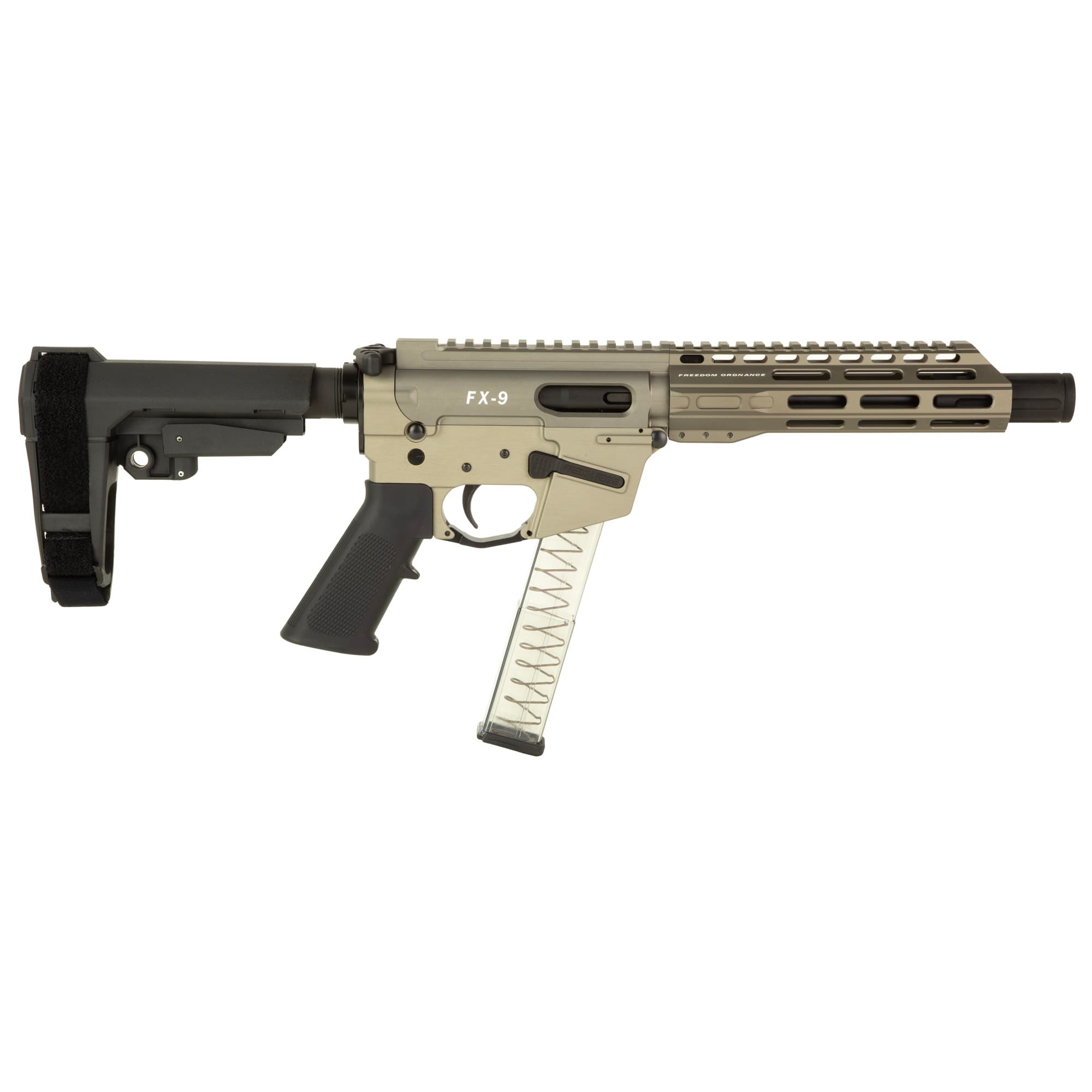 FREEDOM ORDNANCE FX9P8S-FDE FX9P  9mm Luger 31+1 8" Flat Dark Earth