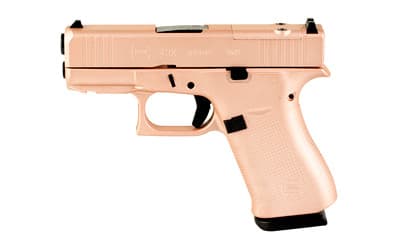 Glock 43x 9mm 10rd Mos Fs Rose Gold