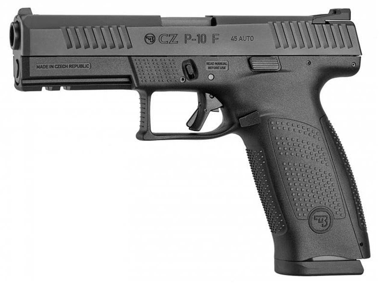 Cz P-10 F, .45 ACP, 4.5 inch Barrel, 13 Round, Nitride Finish