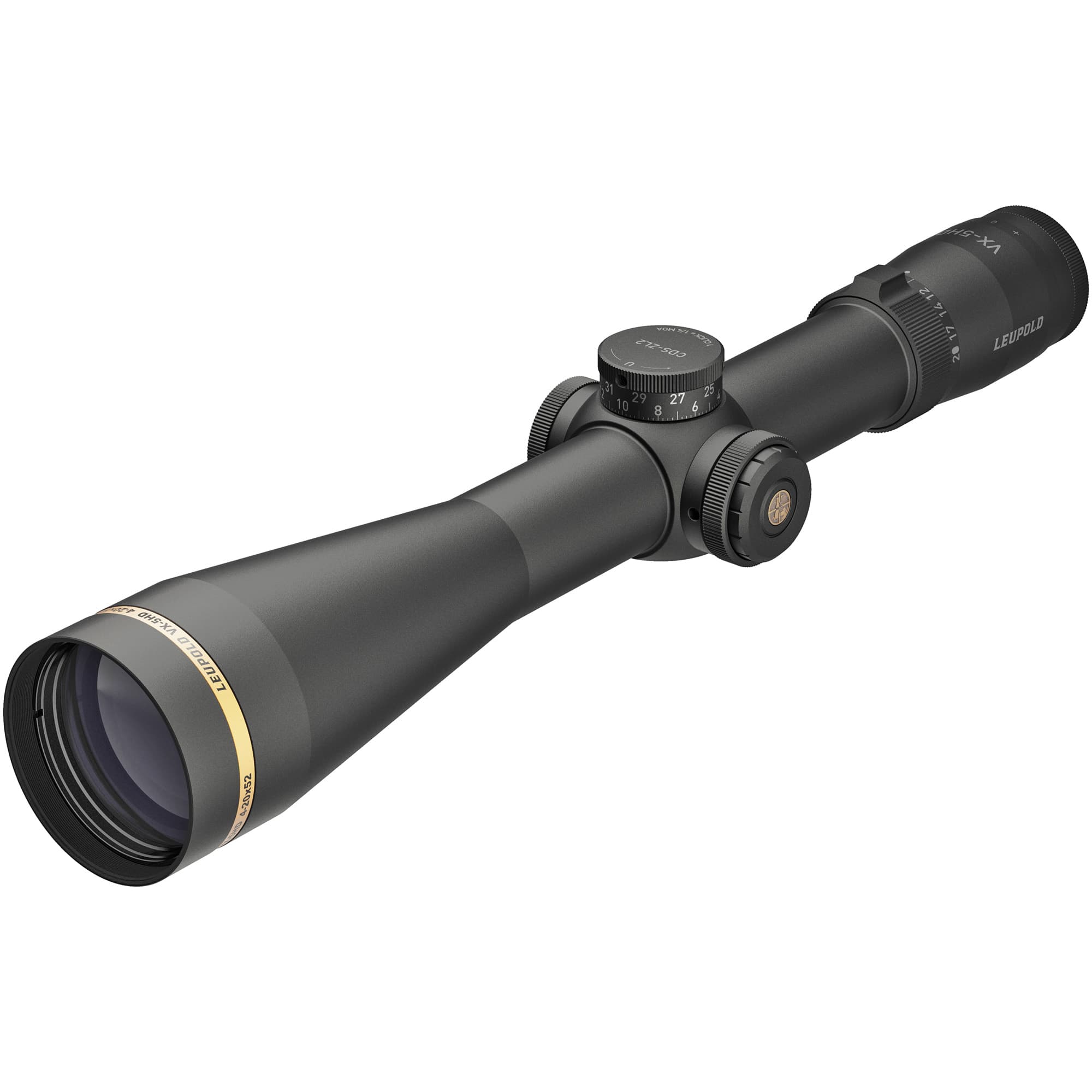 Leupold VX-5HD Rifle Scope 4-20x52mm CDS ZL2 Side Focus Illum FireDot Duplex