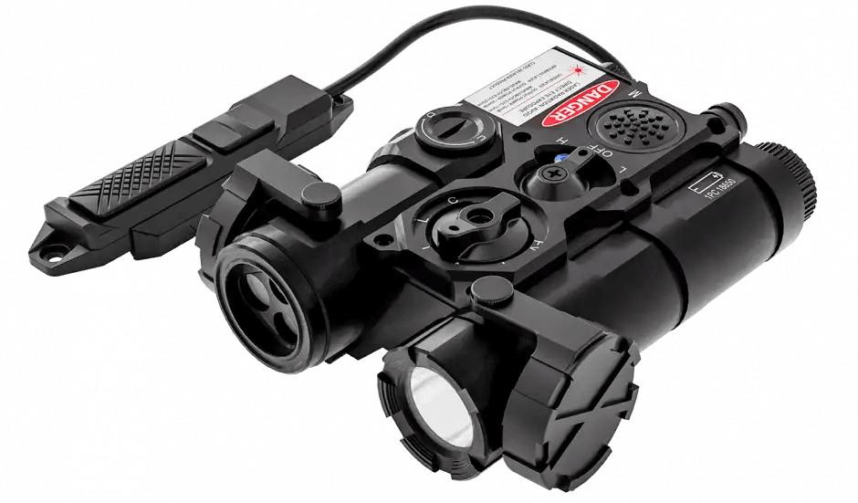 AGM Global Vision WLADCLA1B1 WLAD 1B Green Infrared Laser Illuminator Dual Laser 300 Lumen Picatinny
