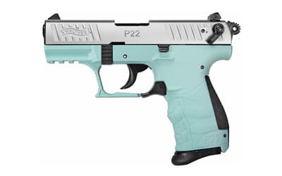Walther P22Q Pistol 22 LR 3.42 in 10 Rounds Angel Blue