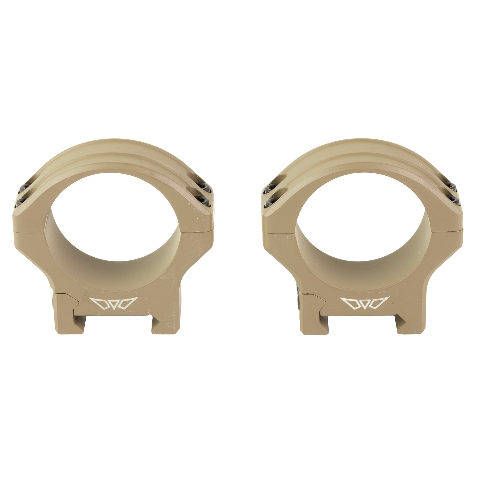 Warne HyperLite 34mm Low Scope Rings MagnaFusion alloy Stanag 4694 Picatinny Weaver compatible 2.27 oz per pair