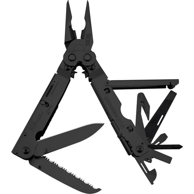 SOG POWERASSIST BLACK W/SHEATH