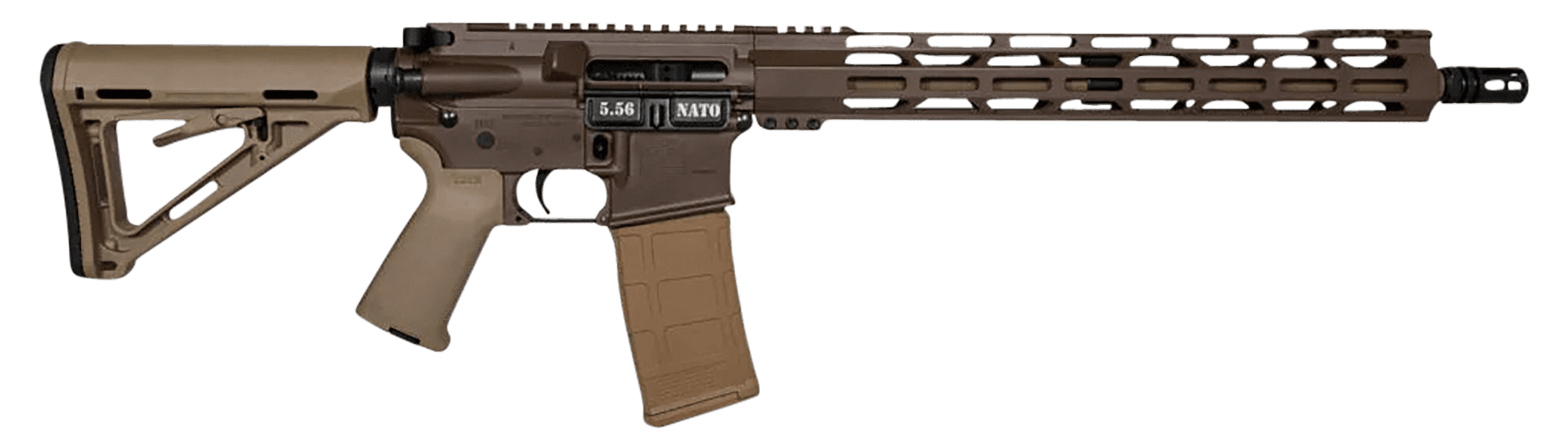 Diamondback DB15 5.56x45mm 16 in Barrel 30 round Capacity Brown Cerekote