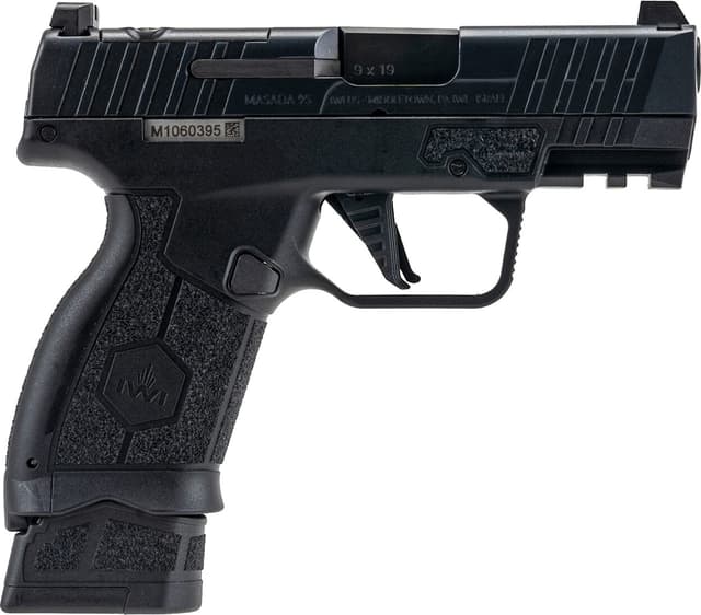 IWI MASADA Slim Elite Pistol 9mm 3.1 in. Black Optics Ready 13 rd.