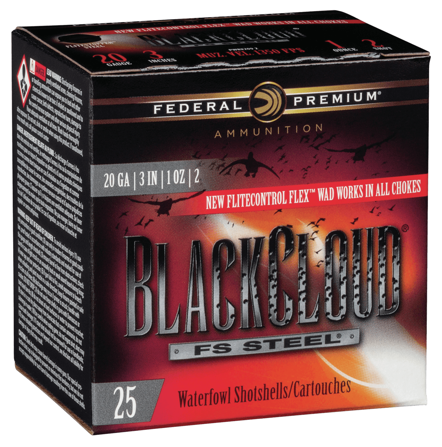 Federal Premium Waterfowl 20 Gauge Steel 1 oz 25 Rounds